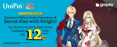 Biar Cintamu dan Dompetmu Sama-Sama Bahagia! Cashback 90% di Secret Kiss with Knight Pakai GoPay!